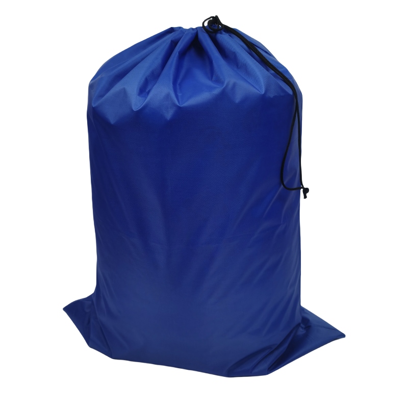 Blue 28" x 40" Polyester Laundry Bag