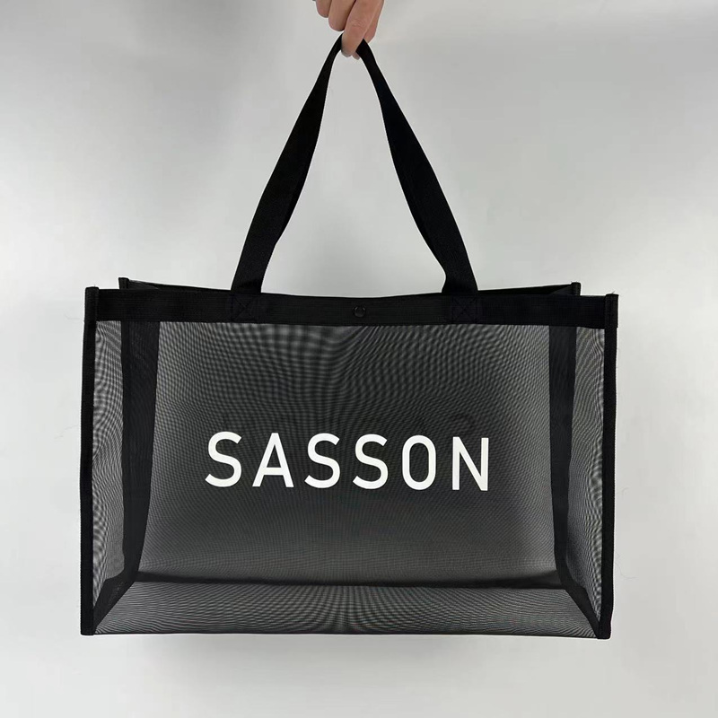 Black Net Shopping Bag