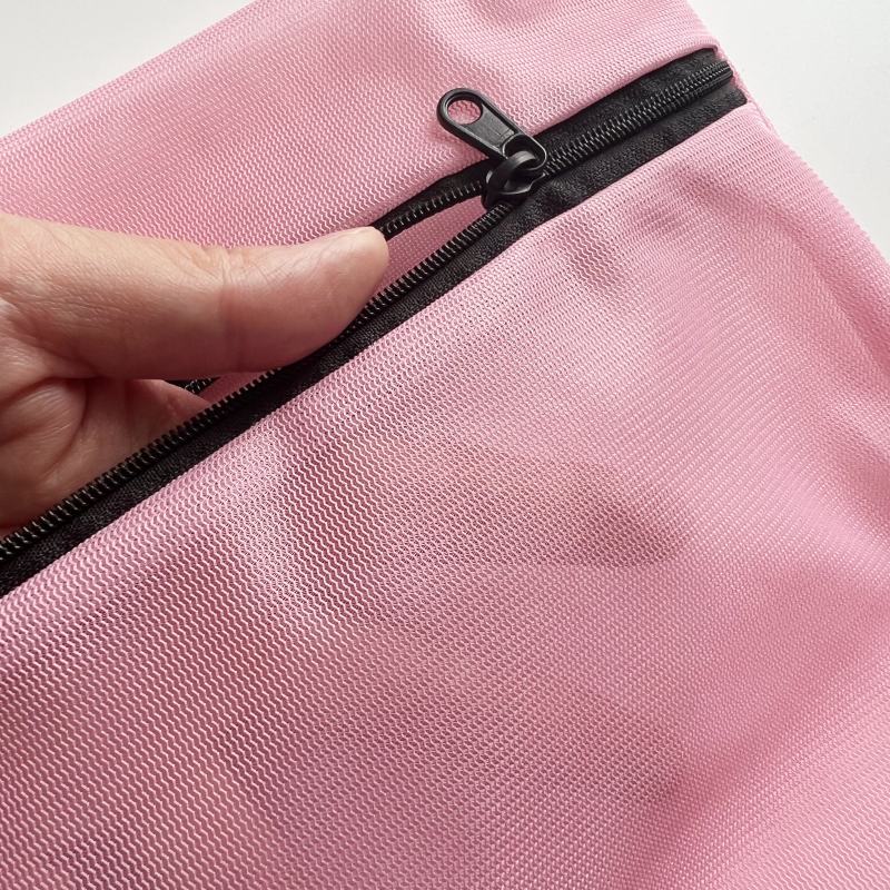 Pink Fine Mesh Laundry Bag