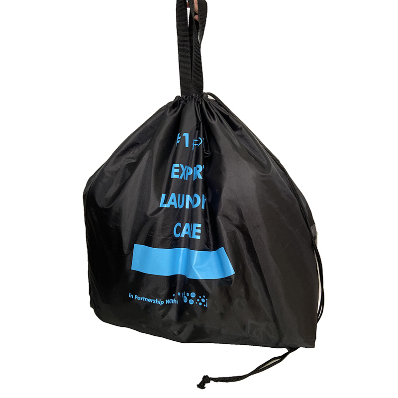 Black Nylon Laundry Bag