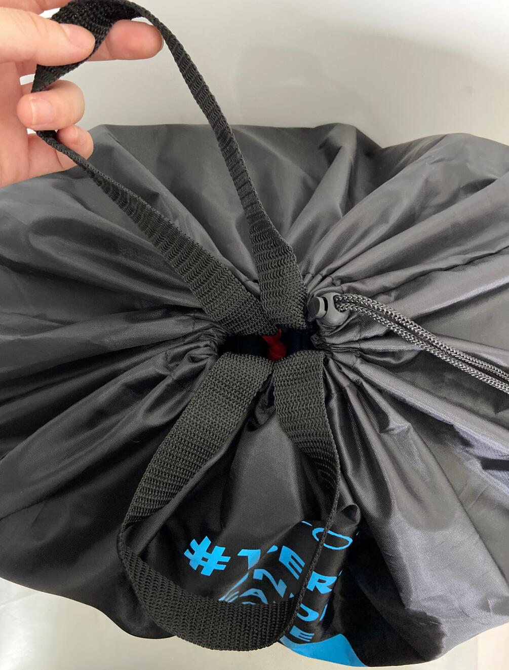 Black Nylon Laundry Bag