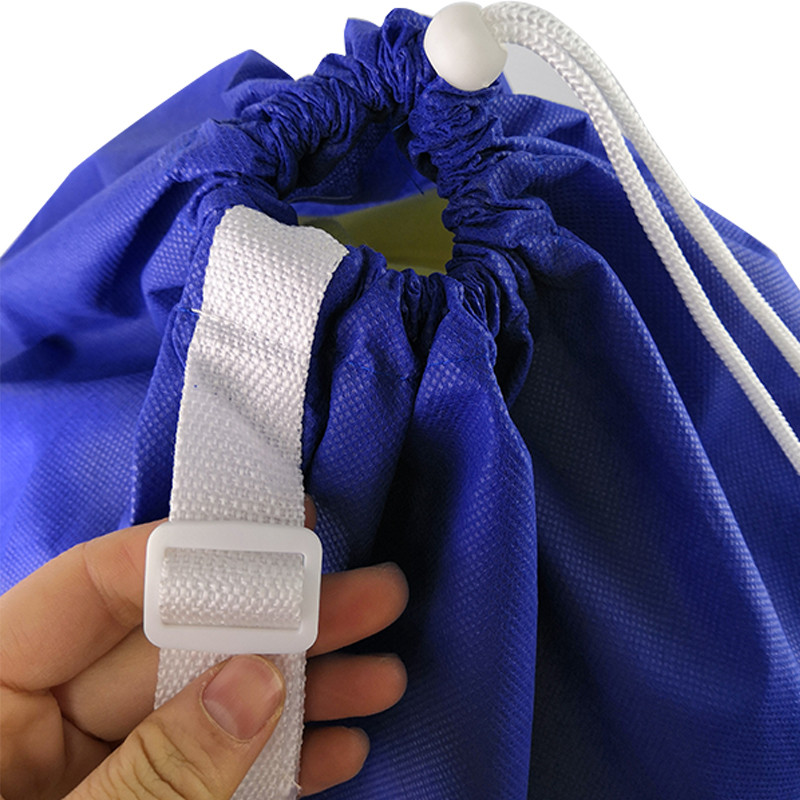 Blue Nonwoven Fabric Laundry Bag