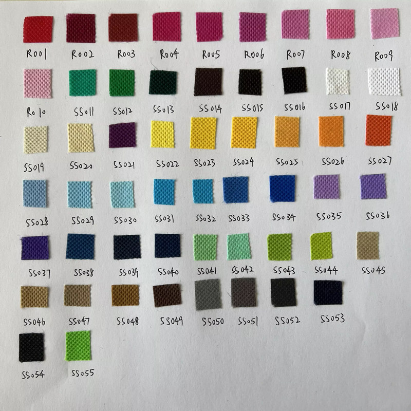 Nonwoven Fabric Color Swatch