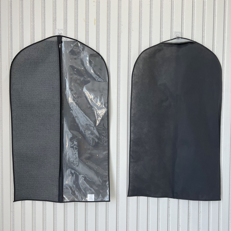 Clear Plastic Zipper Garment Bag