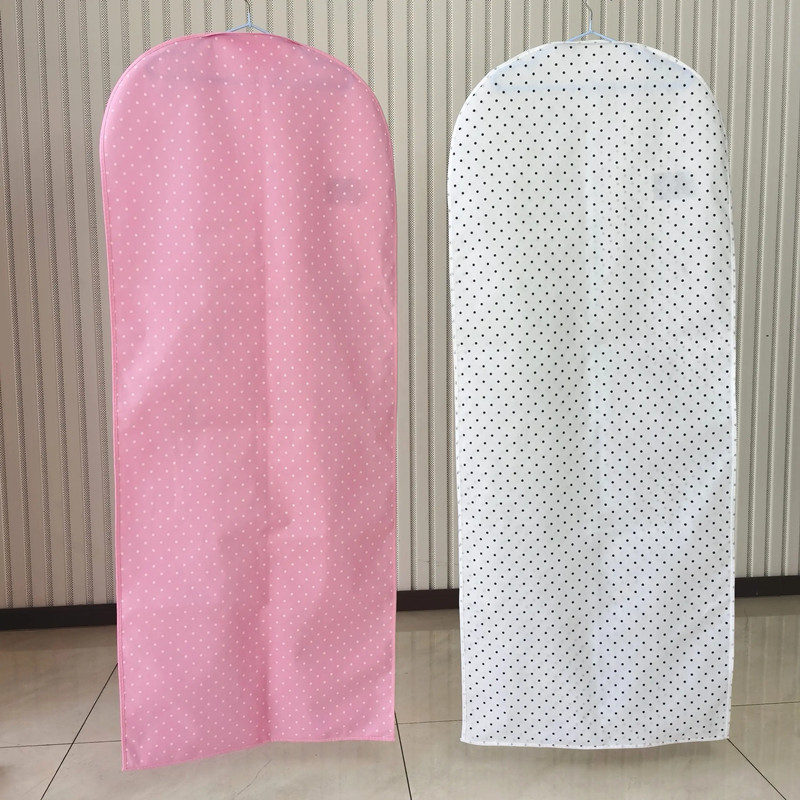 Pink Polka Dot Garment Bag