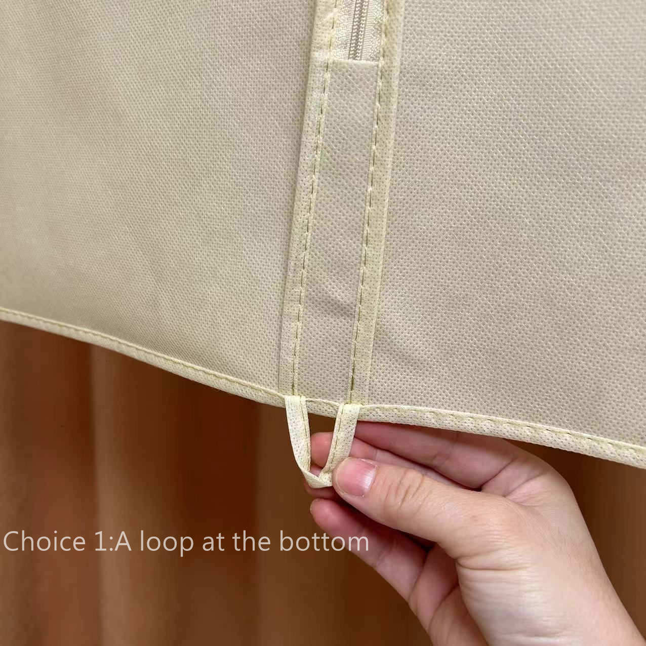 Cream Breathable Garment Cover