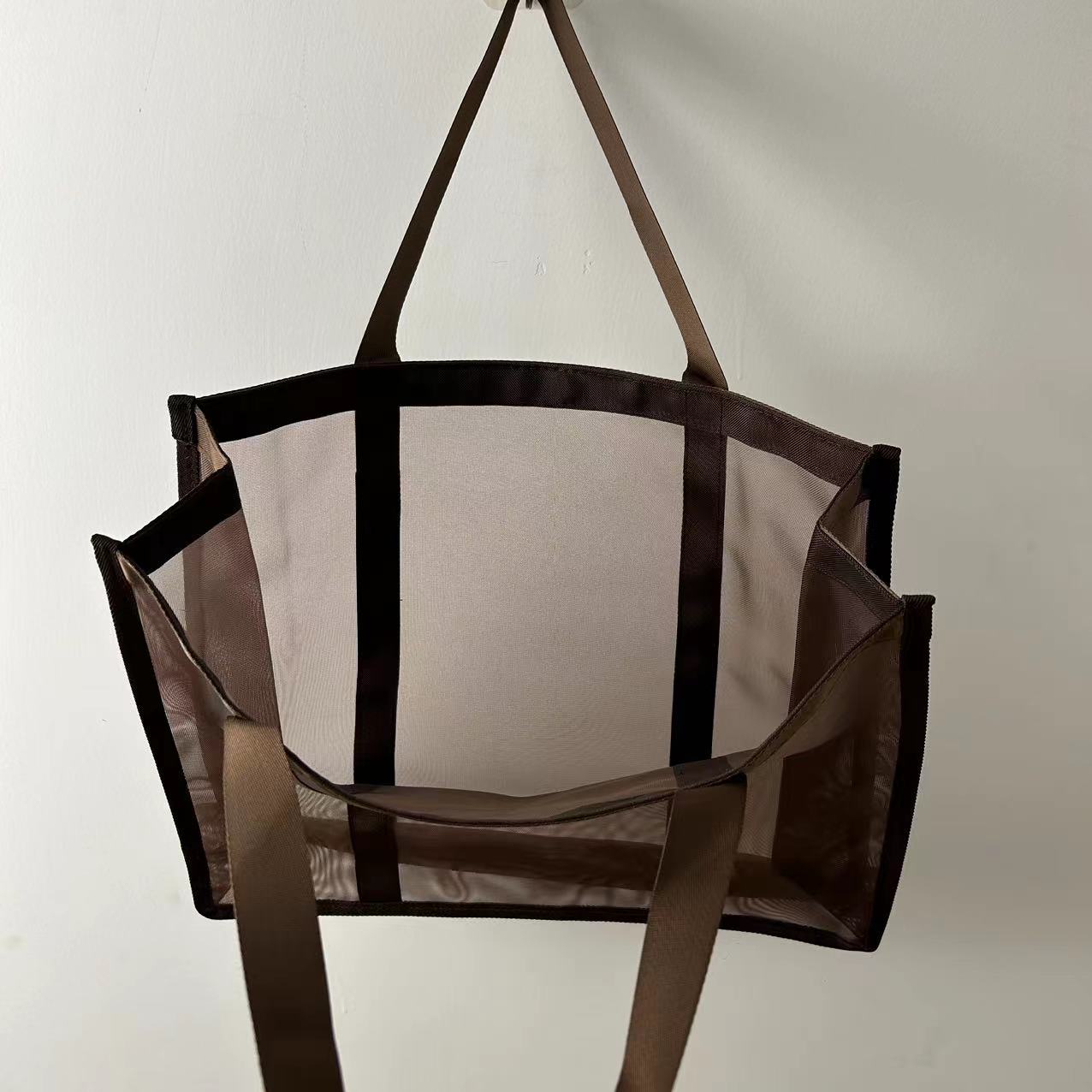 Brown Net Shopping Bag