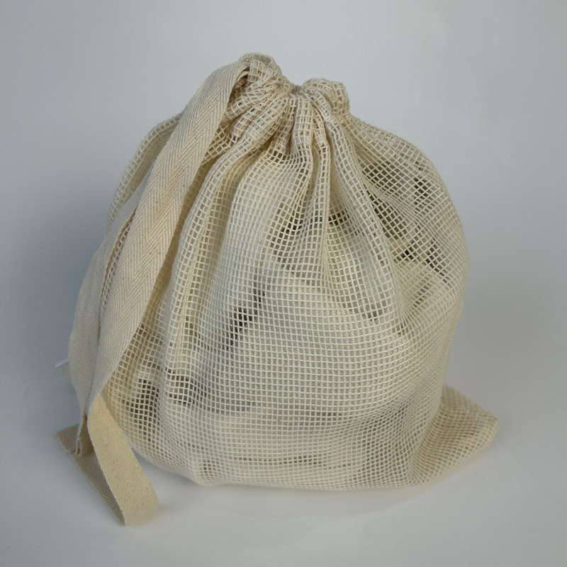 Cotton Mesh Laundry Bag