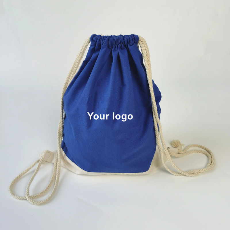 Large Capacity Cotton Drawstring Bag