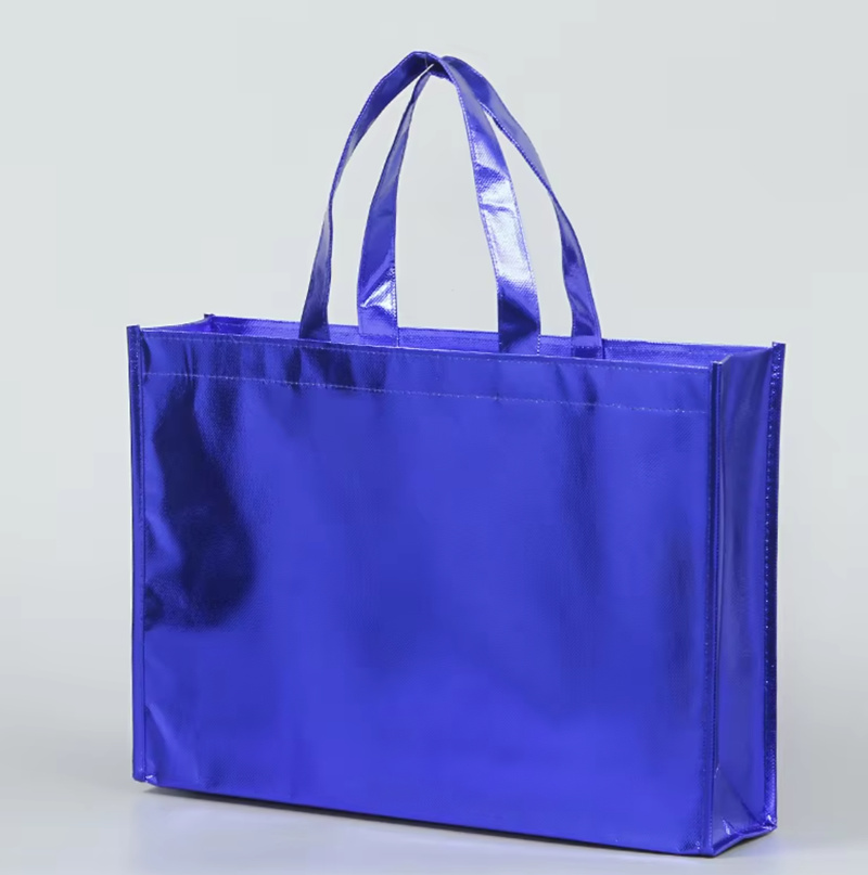 Metallic Laminated Tote Bag