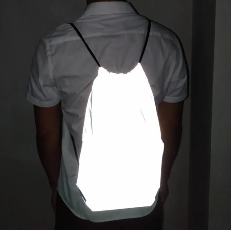 Reflective Drawstring Bag