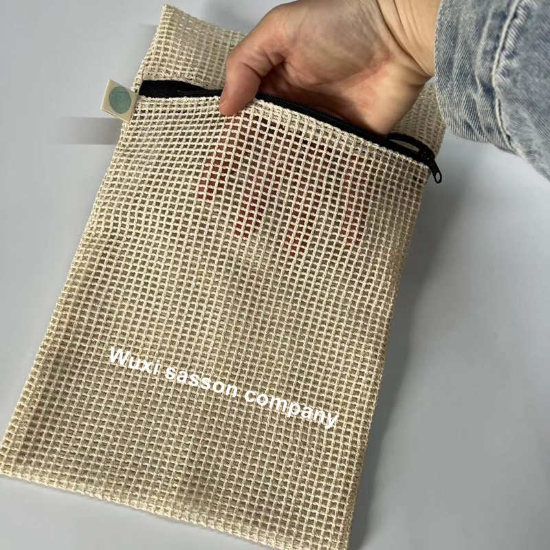 Organic Cotton Mesh Laundry Bag