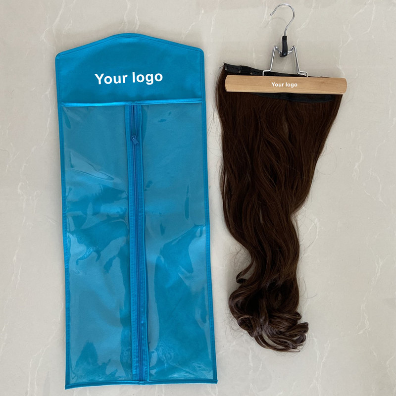 Hair Extensions Hanger And Storage Bag With Logo