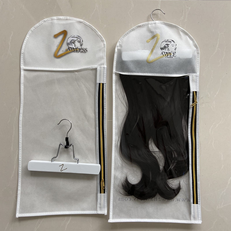 Packaging Bag For Hair Extensions Custom Logo