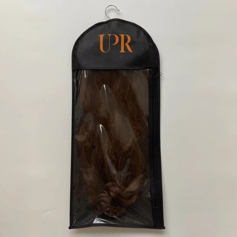 Black Packaging Bag For Hair Extensions