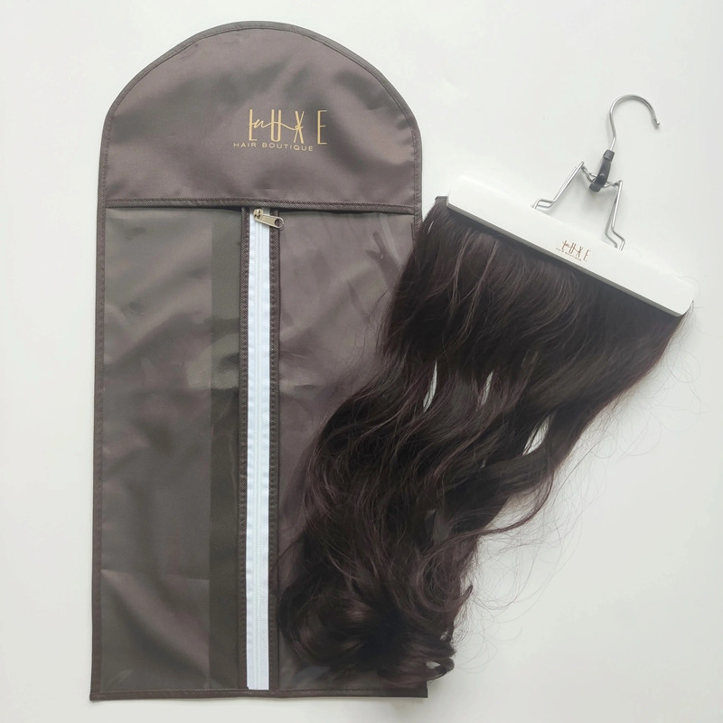 Brown Wig Storage Bag