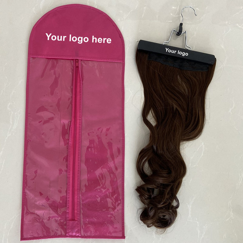 Hot Pink Hair Extension Bag